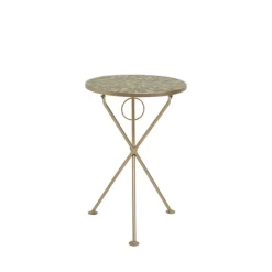 KARE Design Table d appoint Clack Mosaic vert olive Ø35cm> Meubles