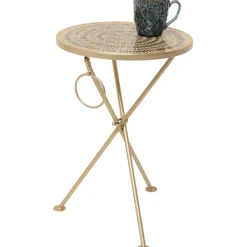 KARE Design Table d appoint Clack Mosaic marron Ø35cm> Meubles