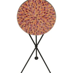 KARE Design Table d appoint Clack Mosaic rouge Ø35cm><noscript><img width=