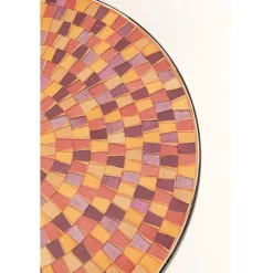 KARE Design Table d appoint Clack Mosaic rouge Ø35cm><noscript><img width=