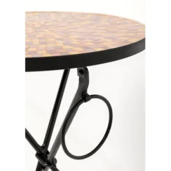 KARE Design Table d appoint Clack Mosaic rouge Ø35cm><noscript><img width=
