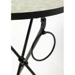 KARE Design Table d appoint Clack Mosaic vert bleu Ø35cm><noscript><img width=
