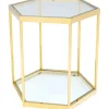 KARE Design Table d appoint Comb doré 55> Meubles