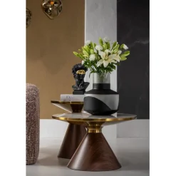 KARE Design Table d appoint Cono Ceramique Ø50cm><noscript><img width=