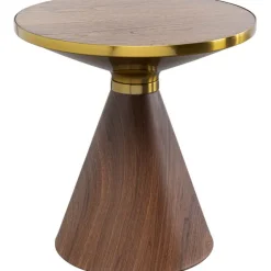KARE Design Table d appoint Cono Noyer Ø50cm> Meubles