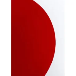 KARE Design Table d appoint Domero Checkers rouge Ø40cm><noscript><img width=