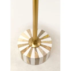 KARE Design Table d appoint Domero Cirque laiton blanc Ø25cm><noscript><img width=