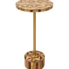 KARE Design Table d appoint Domero Geo laiton Ø25cm> Meubles