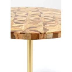 KARE Design Table d appoint Domero Geo laiton Ø40cm> Meubles