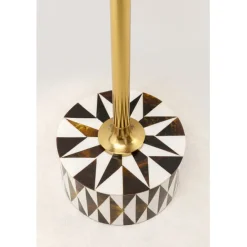 KARE Design Table d appoint Domero Star noir blanc Ø25cm><noscript><img width=