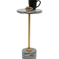 KARE Design Table d appoint Domero Swirl Ø25cm> Meubles