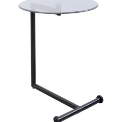 KARE Design Table d appoint Easy Living noir Ø46cm> Meubles