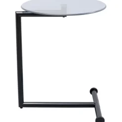 KARE Design Table d appoint Easy Living noir Ø46cm><noscript><img width=