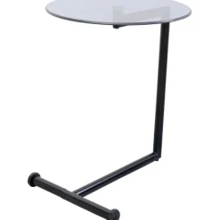 KARE Design Table d appoint Easy Living noir Ø46cm><noscript><img width=