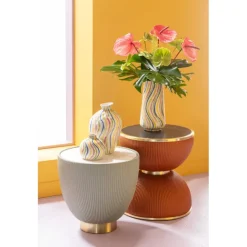 KARE Design Table d appoint Endless Vegas orange Ø47cm><noscript><img width=