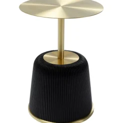 KARE Design Table d appoint Endless Vegas noir Ø40cm> Meubles
