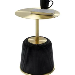KARE Design Table d appoint Endless Vegas noir Ø40cm><noscript><img width=