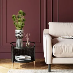KARE Design Table d appoint Fence Ø45cm> Meubles