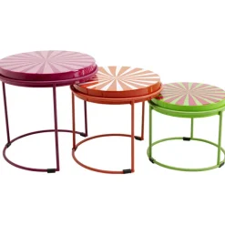 KARE Design Table d appoint Good Vibes (3/Set)> Meubles