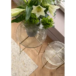 KARE Design Table d appoint Ice Ø40cm> Meubles