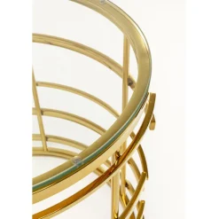 KARE Design Table d appoint Jupiter doré Ø55cm><noscript><img width=