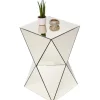 KARE Design Table d appoint Luxury Triangle Pearl 32x32cm> Meubles