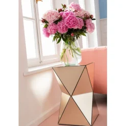 KARE Design Table d appoint Luxury Triangle Pearl 32x32cm> Meubles