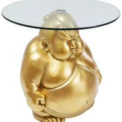KARE Design Table d appoint Monk doré Ø54cm><noscript><img width=