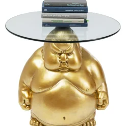 KARE Design Table d appoint Monk doré Ø54cm><noscript><img width=