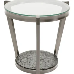 KARE Design Table d appoint Monocolo graphite Ø50cm> Meubles