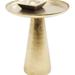 KARE Design Table d appoint Plateau Uno laiton Ø45cm> Meubles