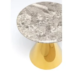 KARE Design Table d appoint Rita doré Ø50cm><noscript><img width=