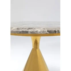 KARE Design Table d appoint Rita doré Ø50cm><noscript><img width=
