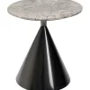 KARE Design Table d appoint Rita noir Ø50cm> Meubles