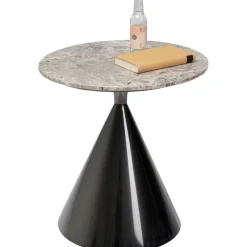 KARE Design Table d appoint Rita noir Ø50cm><noscript><img width=