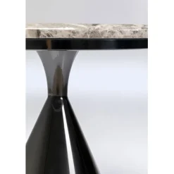 KARE Design Table d appoint Rita noir Ø50cm><noscript><img width=