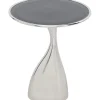 KARE Design Table d appoint Spacey argenté Ø36cm> Meubles
