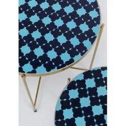 KARE Design Table d apppoint Priya bleu (2/set)><noscript><img width=