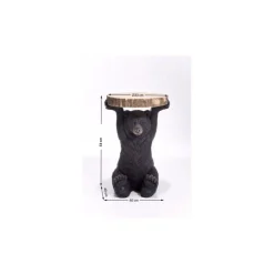 KARE Design Table d´appoint Animal Bear Ø33cm><noscript><img width=