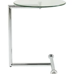 KARE Design Table d´appoint Easy Living transparente Ø46cm><noscript><img width=