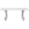 KARE Design Table Eternity Oho chromé 180x90cm> Meubles