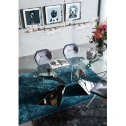 KARE Design Table Gloria chrome 200x100cm> Meubles