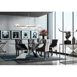 KARE Design Table Gloria chrome 200x100cm><noscript><img width=