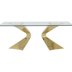 KARE Design Table Gloria Gold 200x100cm> Meubles