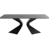 KARE Design Table Gloria noir ceramique 200x100> Meubles