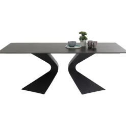 KARE Design Table Gloria noir ceramique 200x100><noscript><img width=