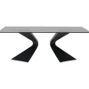 KARE Design Table Gloria noir 200x100cm> Meubles