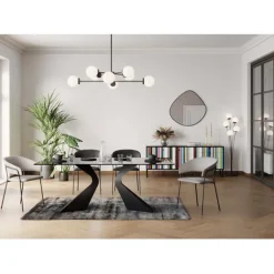 KARE Design Table Gloria noir 200x100cm><noscript><img width=