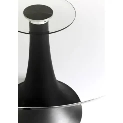 KARE Design Table Grande Possibilita verre fumé Ø110cm><noscript><img width=