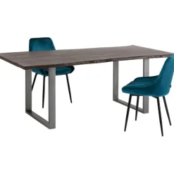 KARE Design Table Harmony foncé acier brut 200x100> Meubles